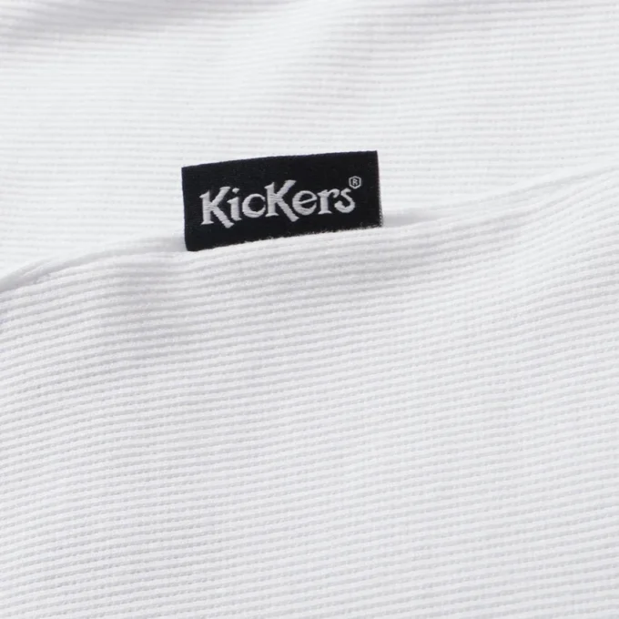 Kickers Classic Ribbed Vest für Damen, Weiß Kickers Classic Ribbed Vest für Damen, Weiß