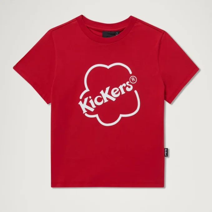 Kickers Classic Skinny T-Shirt für Damen, rot Kickers Classic Skinny T-Shirt für Damen, rot