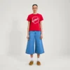 Kickers Classic Skinny T-Shirt für Damen, rot Kickers Classic Skinny T-Shirt für Damen, rot