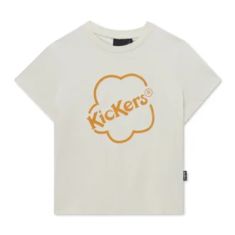 Kickers Classic Skinny T-Shirt für Erwachsene, Damen, Weiß