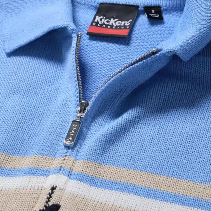 Kickers Classic Unisex-Strickjacke mit durchgehendem Reißverschluss für Erwachsene, Blau Kickers Classic Unisex-Strickjacke mit durchgehendem Reißverschluss für Erwachsene, Blau