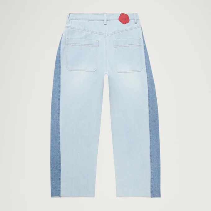 Kickers Classic Wide Leg Barrel Jeans für Damen, Blau