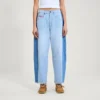 Kickers Classic Wide Leg Barrel Jeans für Damen, Blau