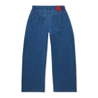 Kickers Classic Wide Leg Jeans für Erwachsene, Damen, Blau Kickers Classic Wide Leg Jeans für Erwachsene, Damen, Blau
