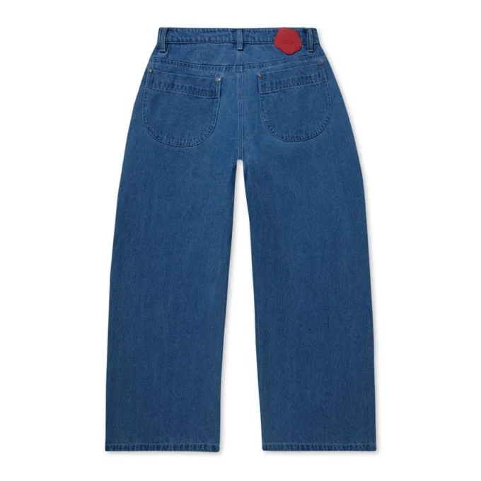 Kickers Classic Wide Leg Jeans für Erwachsene, Damen, Blau