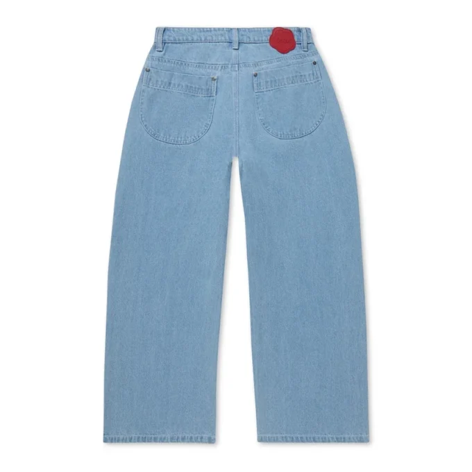 Kickers Classic Wide Leg Jeans für Erwachsene, Damen, Blau