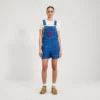 Kickers Classics Latzhose für Damen, kurz, blau