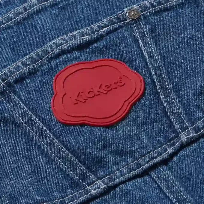 Kickers Classics Latzhose für Damen, kurz, blau