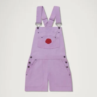 Kickers Classics Latzhose für Erwachsene, Damen, kurz, lila Kickers Classics Latzhose für Erwachsene, Damen, kurz, lila
