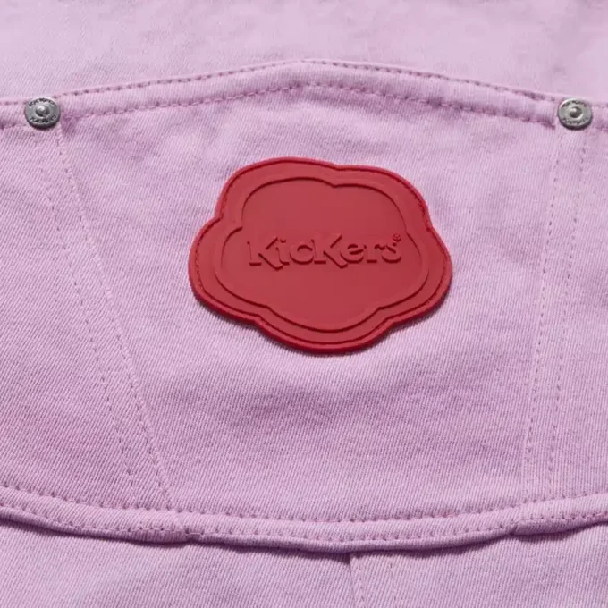Kickers Classics Latzhose für Erwachsene, Damen, kurz, lila