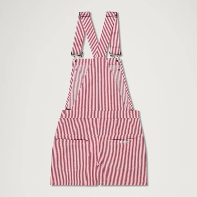 Kickers Classics Latzhose für Erwachsene, Damen, rot