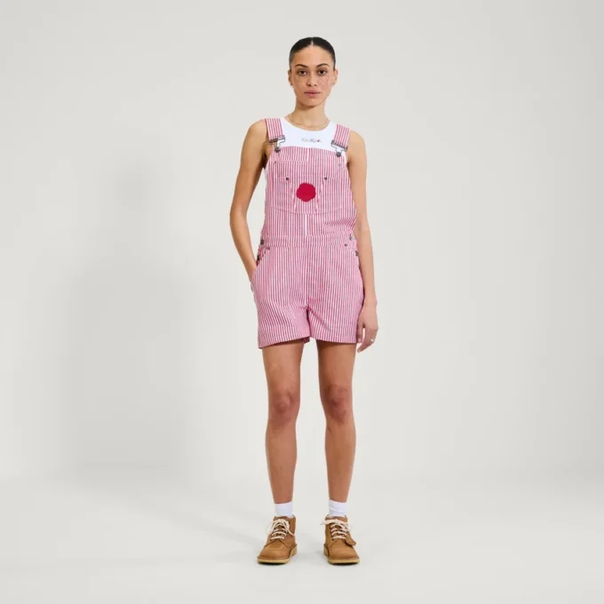 Kickers Classics Latzhose für Erwachsene, Damen, rot