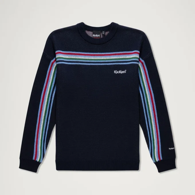 Kickers Crew-Pullover für Herren, Marineblau Kickers Crew-Pullover für Herren, Marineblau