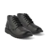Kickers Kick Hi für Herren, gepolstert, Leder, Schwarz
