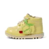 Kickers Kick Hi Fruit Lackleder für Kleinkinder, gelb