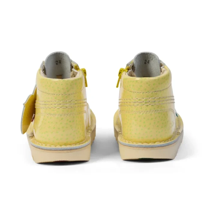Kickers Kick Hi Fruit Lackleder für Kleinkinder, gelb