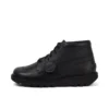 Kickers Kick Hi Tab Herrenstiefel aus Leder, schwarz