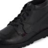 Kickers Kick Hi Tab Herrenstiefel aus Leder, schwarz