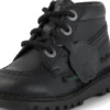 Kickers Kick Hi Zip Leder Alternative Schwarz für Kleinkinder (Unisex) Kickers Kick Hi Zip Leder Alternative Schwarz für Kleinkinder (Unisex)
