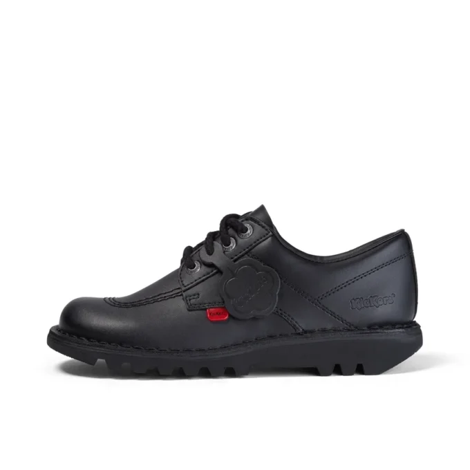 Kickers Kick Lo für Damen aus Leder, schwarz