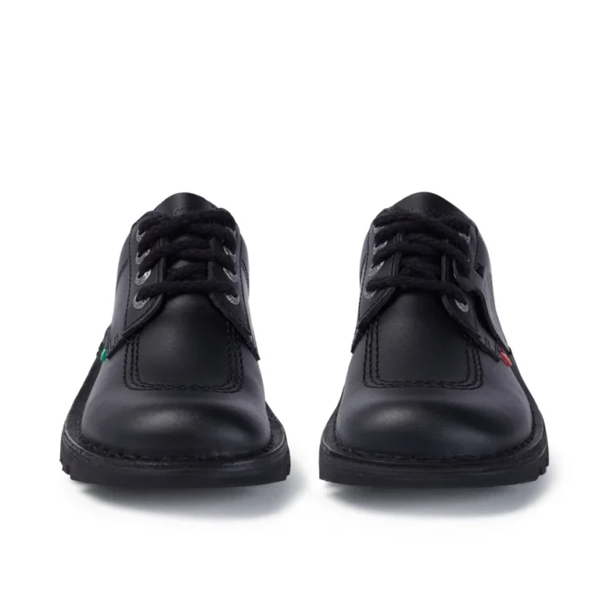 Kickers Kick Lo für Damen aus Leder, schwarz