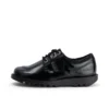 Kickers Kick Lo für Damen aus Leder und Lackleder, schwarz