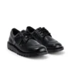 Kickers Kick Lo für Damen aus Leder und Lackleder, schwarz