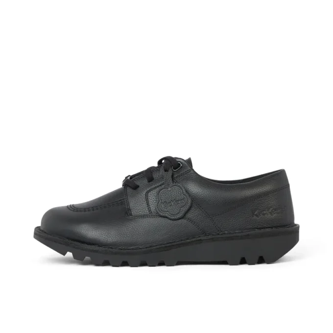 Kickers Kick Schuh Tumble Leder Schwarz für Erwachsene (Unisex)