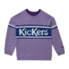Kickers Unisex-Pullover für Erwachsene mit Brustlogo, lila Kickers Unisex-Pullover für Erwachsene mit Brustlogo, lila