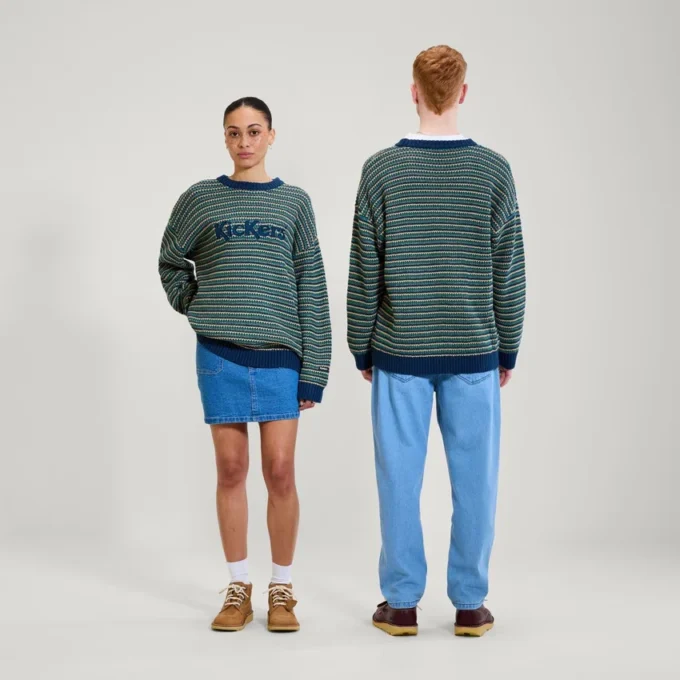 Kickers Unisex-Pullover für Erwachsene mit Brustlogo, mehrfarbig Kickers Unisex-Pullover für Erwachsene mit Brustlogo, mehrfarbig