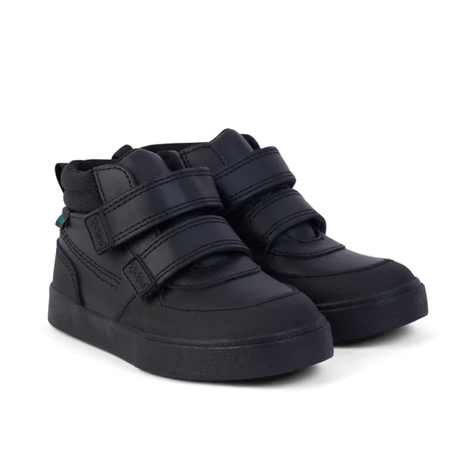 Kleinkind-Jungen Tovni Scuff Hi Leder Schwarz Kleinkind-Jungen Tovni Scuff Hi Leder Schwarz
