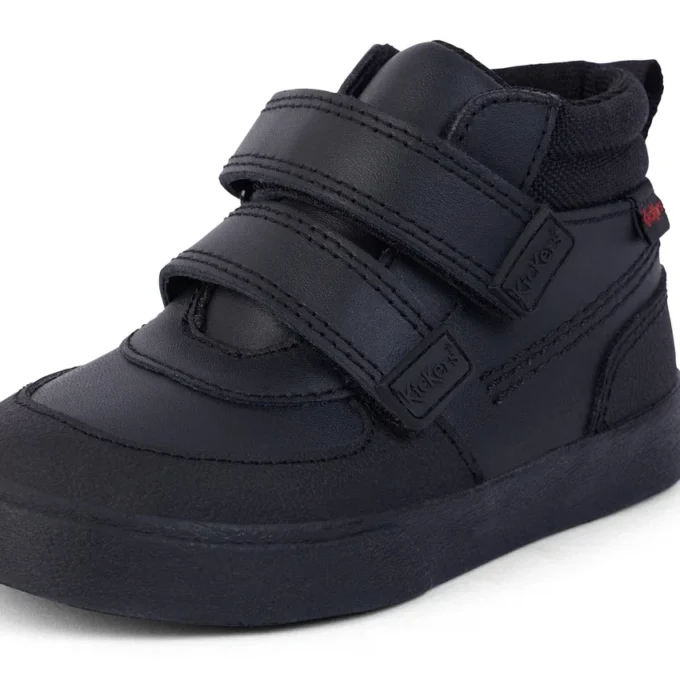 Kleinkind-Jungen Tovni Scuff Hi Leder Schwarz Kleinkind-Jungen Tovni Scuff Hi Leder Schwarz