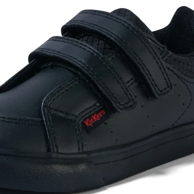 Kleinkind-Jungen Tovni Twin Vel Leder Schwarz Kleinkind-Jungen Tovni Twin Vel Leder Schwarz