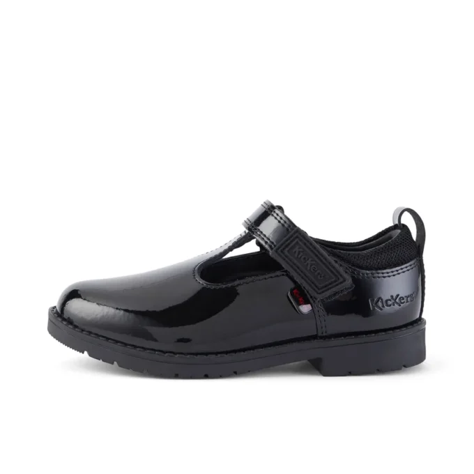 Kleinkind-Mädchen Lachly T-Bar Lackleder Schwarz Kleinkind-Mädchen Lachly T-Bar Lackleder Schwarz