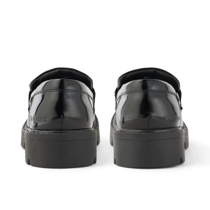 Kori Loafer für Damen aus Leder, schwarz