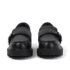 Kori Monk Strap Leder Schwarz für Damen