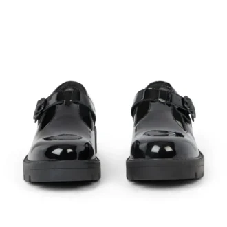 Kori T-Bar für Damen aus Lackleder, schwarz
