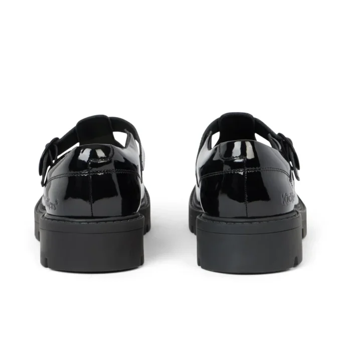 Kori T-Bar für Damen aus Lackleder, schwarz