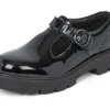 Kori T-Bar für Damen aus Lackleder, schwarz