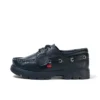 Lennon-Bootsschuh für Erwachsene, Unisex, Leder, Schwarz