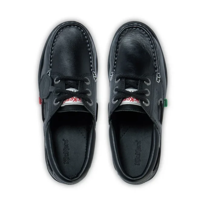Lennon-Bootsschuh für Erwachsene, Unisex, Leder, Schwarz