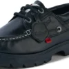 Lennon-Bootsschuh für Erwachsene, Unisex, Leder, Schwarz