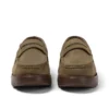 Lennon Loafer aus Leder für Erwachsene, Unisex, Dunkelgrün
