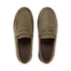 Lennon Loafer aus Leder für Erwachsene, Unisex, Dunkelgrün