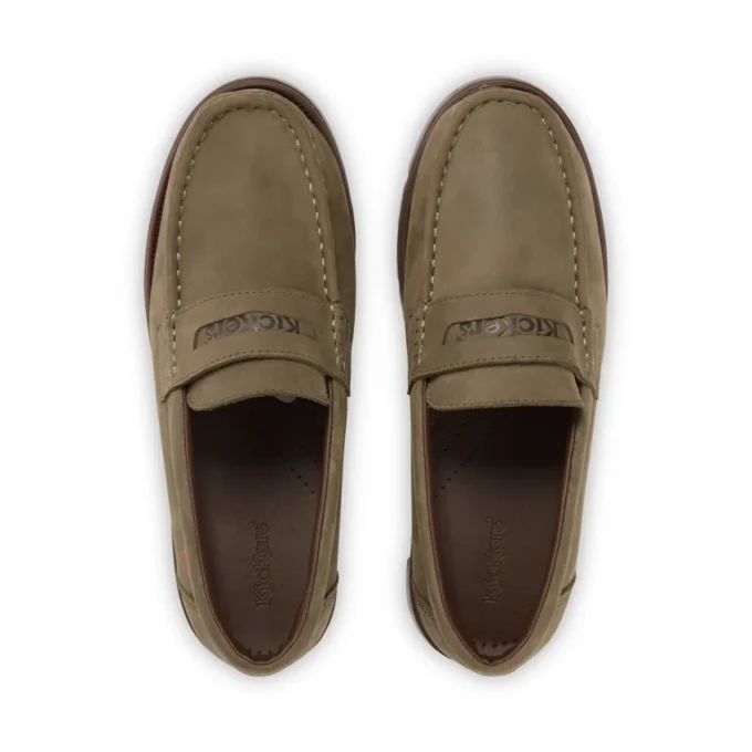 Lennon Loafer aus Leder für Erwachsene, Unisex, Dunkelgrün