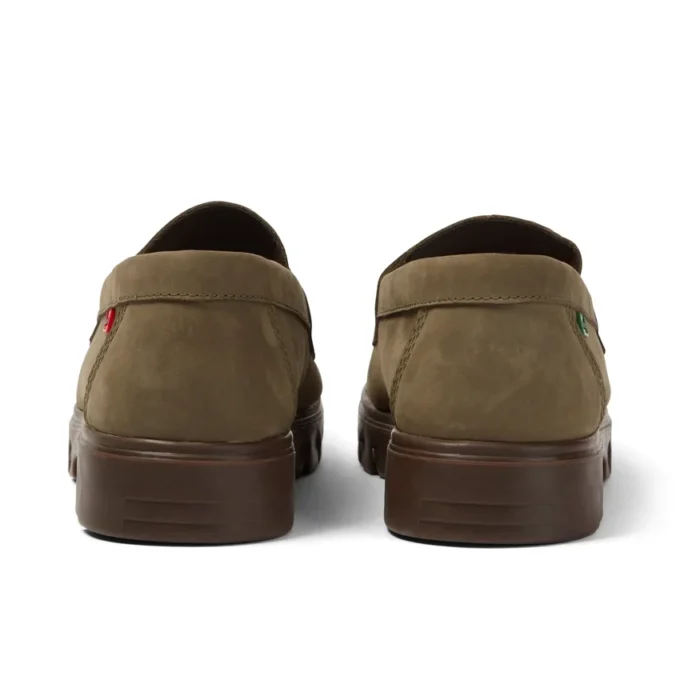 Lennon Loafer aus Leder für Erwachsene, Unisex, Dunkelgrün