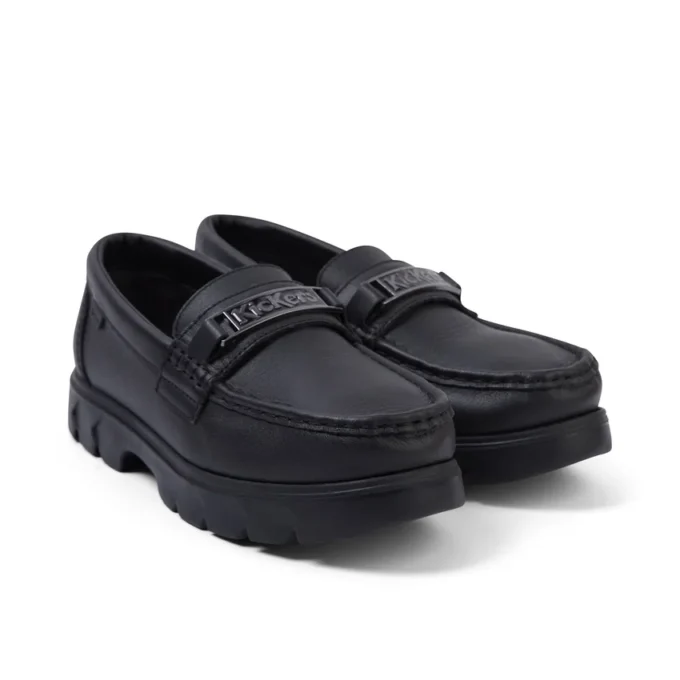 Lennon Loafer aus Leder für Erwachsene, Unisex, schwarz