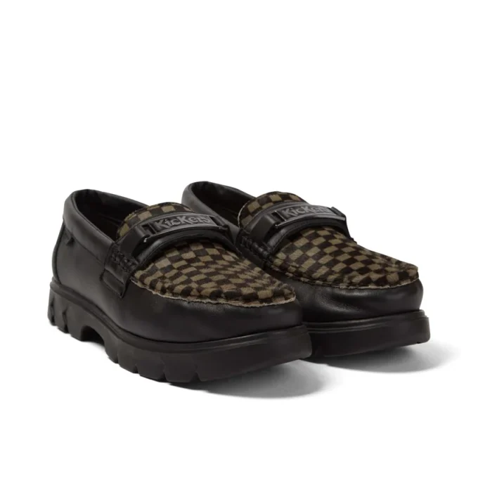Lennon Loafer aus Leder für Erwachsene, Unisex, schwarz