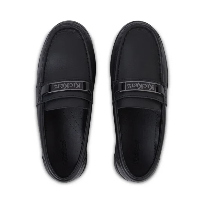 Lennon Loafer aus Leder für Erwachsene, Unisex, schwarz