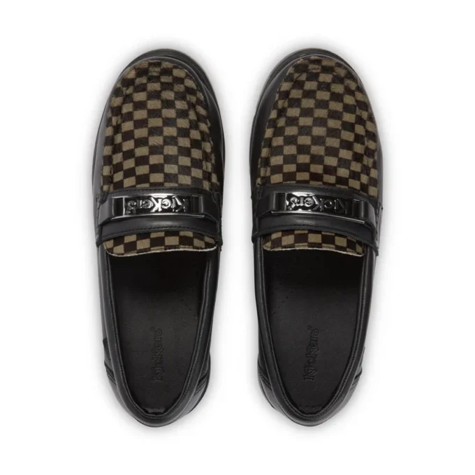 Lennon Loafer aus Leder für Erwachsene, Unisex, schwarz